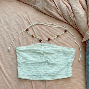 cute shein crop tank with beads!